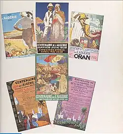 Les principales affiches du Centenaire de l'Algérie française (1830-1930).