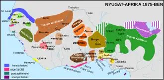 Afrique de l'Ouest, 1875