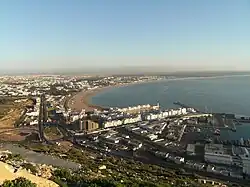 Vue sur la ville d'Agadir.