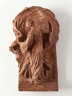 Etude pour le surtout du "Jeu de l'Echarpe", 1897, terre cuite, Petit Palais, Paris