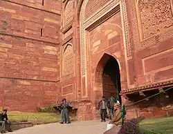 Deuxième porte du fort.