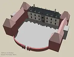 Agrandissements d'Anne de Pisseleu, vers 1540.