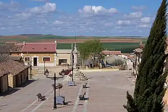 Place du Marché,avec le Rollo de Justicia.