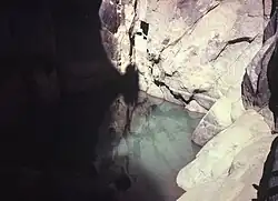 Une petite guelta nichée dans le Hoggar.