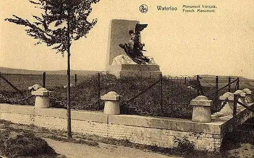 L'enceinte du monument au début du XXe&nbsp;siècle.