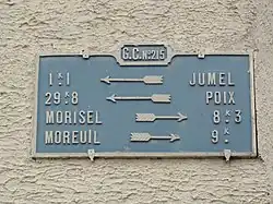 Sur la RD 920, qui portait alors le n° GC 215.