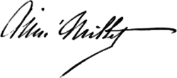 signature d'Aimé Millet