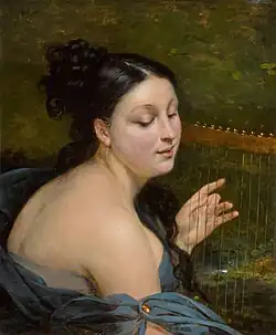 Jeune femme à la harpe, 1826, collection privée.