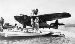 Description de l'image Air Ferries Fokker F.11a on San Francisco ramp (lfq).jpg.