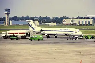 Fokker 100 à Dublin en 1990