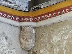 Cul-de-lampe sculpté.