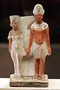 Figurine d'Akhenaton et Néfertiti