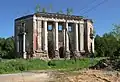 The northwest facade of Petrovskoye-Alabino, 2011.