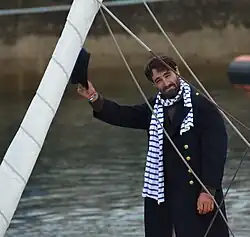 Alan Rourale jour du départ