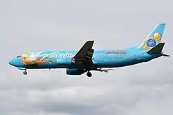 Livrée Disney sur un Boeing 737-400