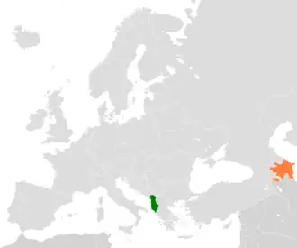 Albanie et Azerbaïdjan