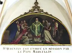 Quentin envoyé en mission (1893-1898), église Saint-Quentin d'Avelin (Nord).