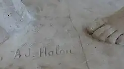 signature d'Alfred Jean Halou