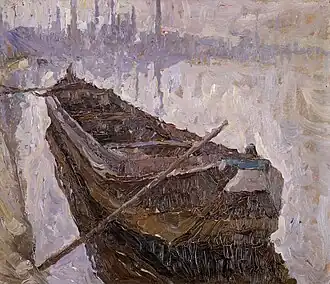 Bateau sur la Meuse, 1907-1908Musée des Beaux-Arts de Gand.