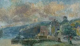 Albert Lebourg :  Bateau à vapeur à Croisset