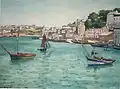 Albert Marquet : Le port d'Audierne (1928, collection particulière).
