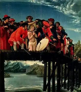 Le martyre de Saint Florian, par Albrecht Altdorfer, 1516.