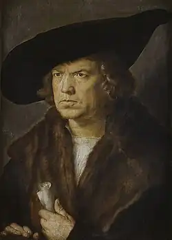 Homme avec béret et rouleau1524, Madrid