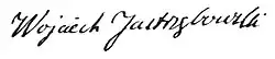 signature de Wojciech Jastrzębowski