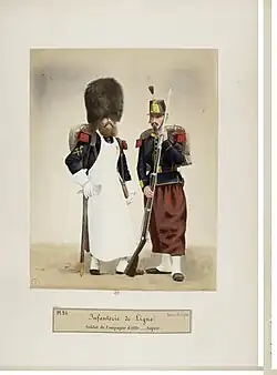 Soldat de compagnie d'élite et sapeur.