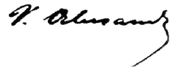 signature de Vasile Alecsandri