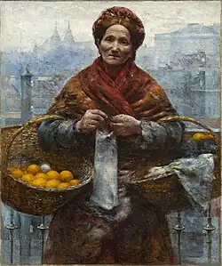 Femme juive aux oranges, Aleksander Gierymski, 1880-1881