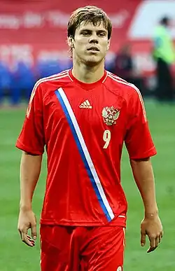 Kokorin est peu à peu devenu l'attaquant de pointe, remplaçant progressivement Kerjakov.