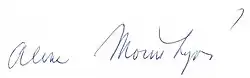 signature d'Alena Mornštajnová