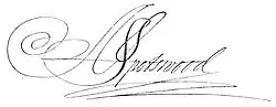 signature d'Alexander Spotswood