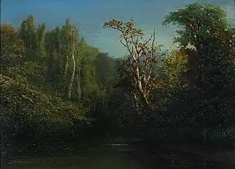 Étang en zone boisée, Musée de Dordrecht.