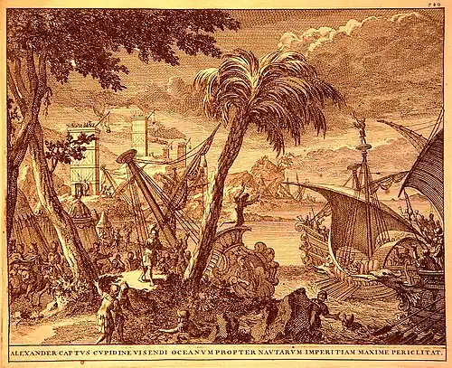 Alexander est saisi par le désir de visiter l'océan Indien placant les marins en grand danger.