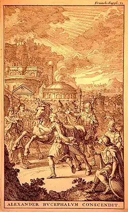 Alexandre apprivoisant Bucéphale.