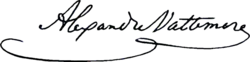 signature d'Alexandre Vattemare