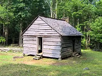 Alex Cole Cabin, cabane inscrite au Registre national des lieux historiques.