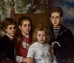 Les enfants Demidoff (1883) par Alexeï Harlamov.