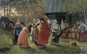 « La nuit des filles », (1889) - Musée d'État russe.