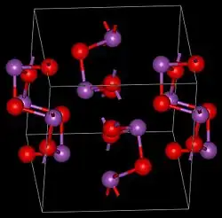 Structure de l'oxyde de bismuth