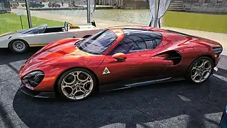 L'Alfa Romeo 33 Stradale (2023), inspirée de l'Alfa Romeo 33 Stradale.