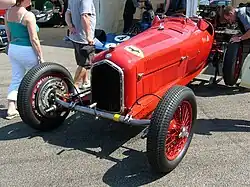 Alfa Romeo P3 Tipo B avec suspension avant Dubonnet