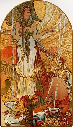 Salammbô par Alfons Mucha (1896).