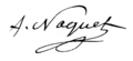 Signature de Alfred Naquet