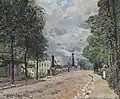 La Route de Gennevilliers par Alfred Sisley, 1872, collection particulière