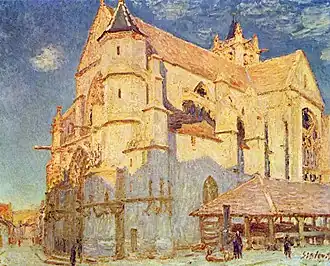 L'Église de Moret (1893)Musée des beaux-arts de Rouen.