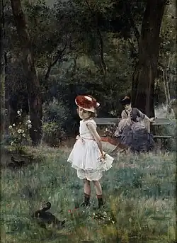 La Fillette aux canards, 1881