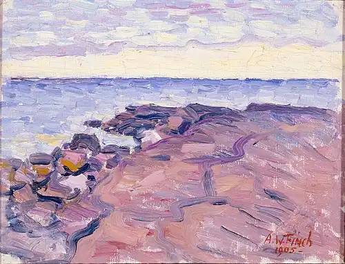 Rochers en bords de mer, 1905Galerie nationale de Finlande